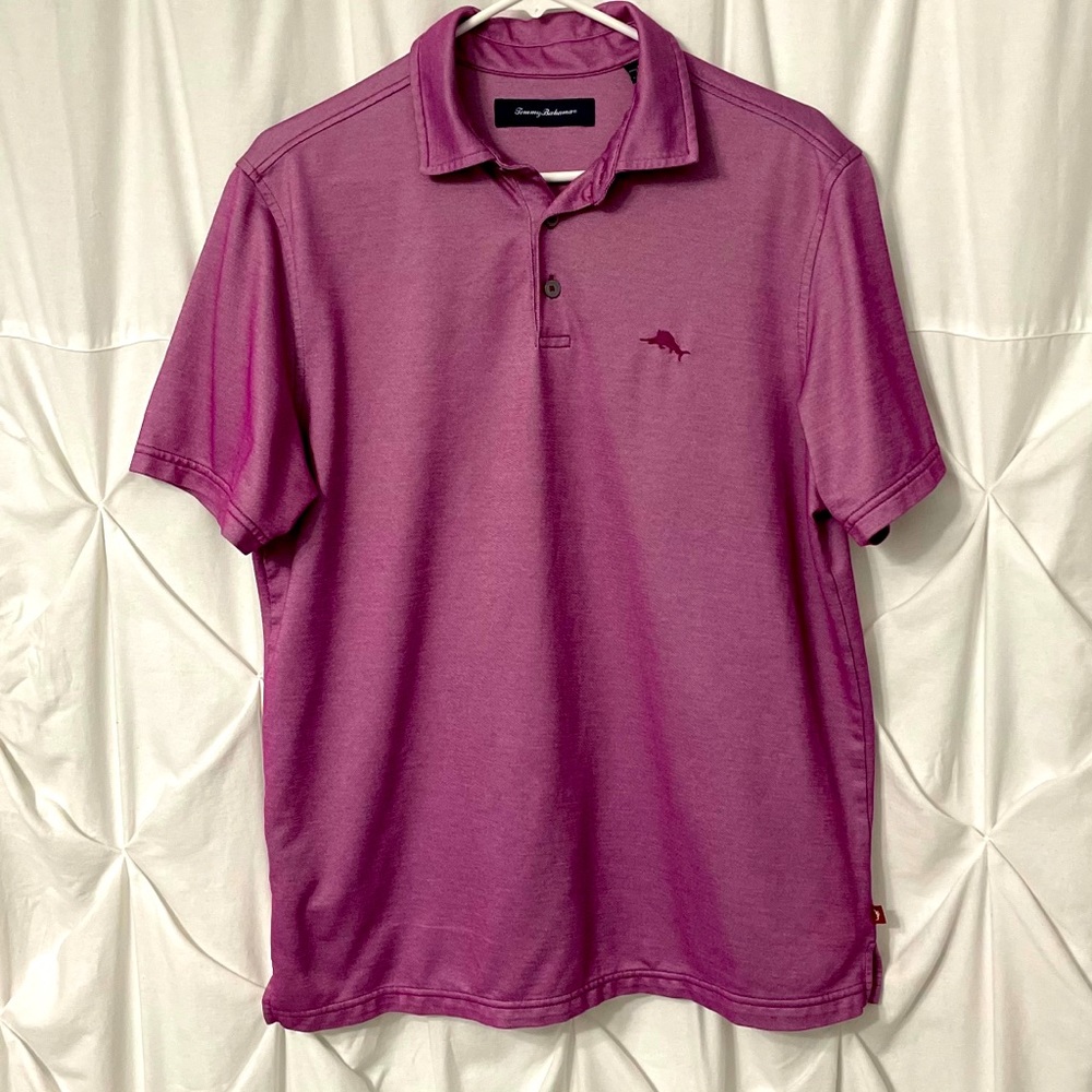 Tommy Bahama Cotton Poly Blend Polo Shirt mens med